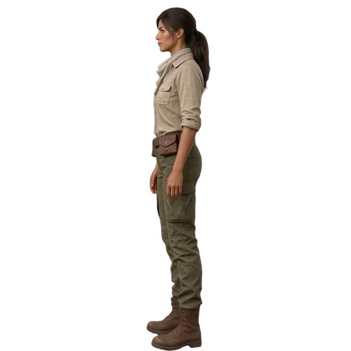The explorer seen from the left
